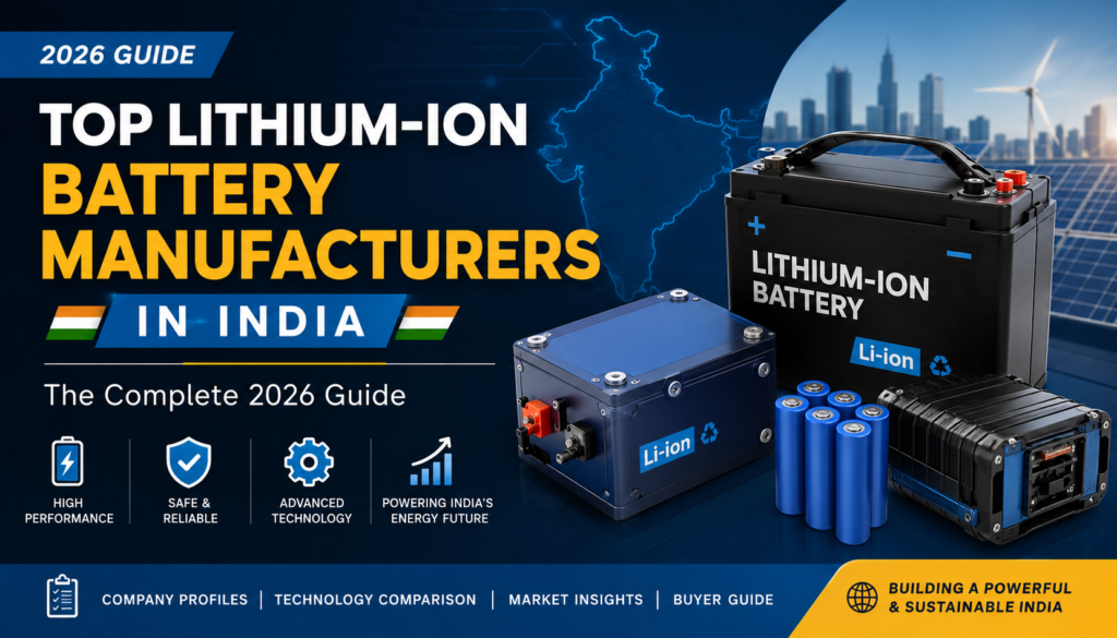 Lithium Ion Battery Manufacturers