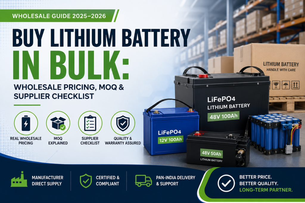 Buy Lithium Battery Manufacturer