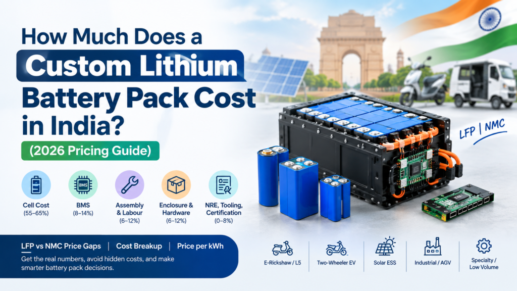 Lithium Battery Pack Cost India